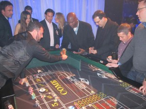 Evander Holyfield at the Craps Table