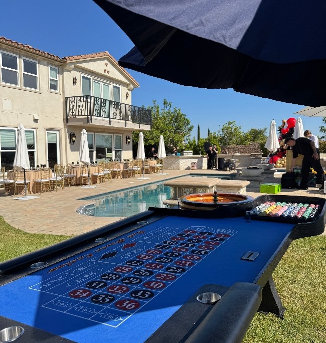Casino Birthday Party Porter Ranch CA